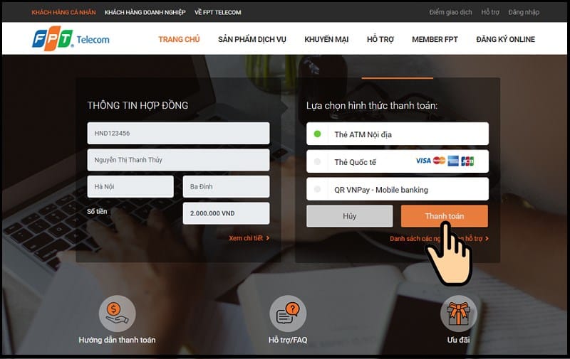 Buoc 2 dong tien mang fpt