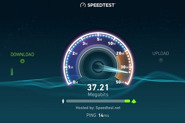 Kiểm tra tốc độ mạng bằng ứng dụng speedtest